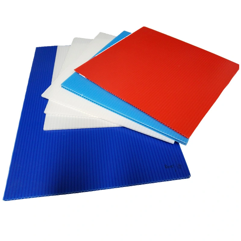 3mm 500GSM 4mm 700g 750g PP Corrugated Plastic Sheet