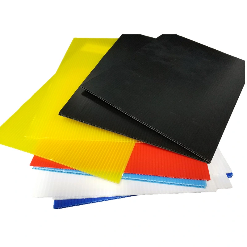 3mm 500GSM 4mm 700g 750g PP Corrugated Plastic Sheet