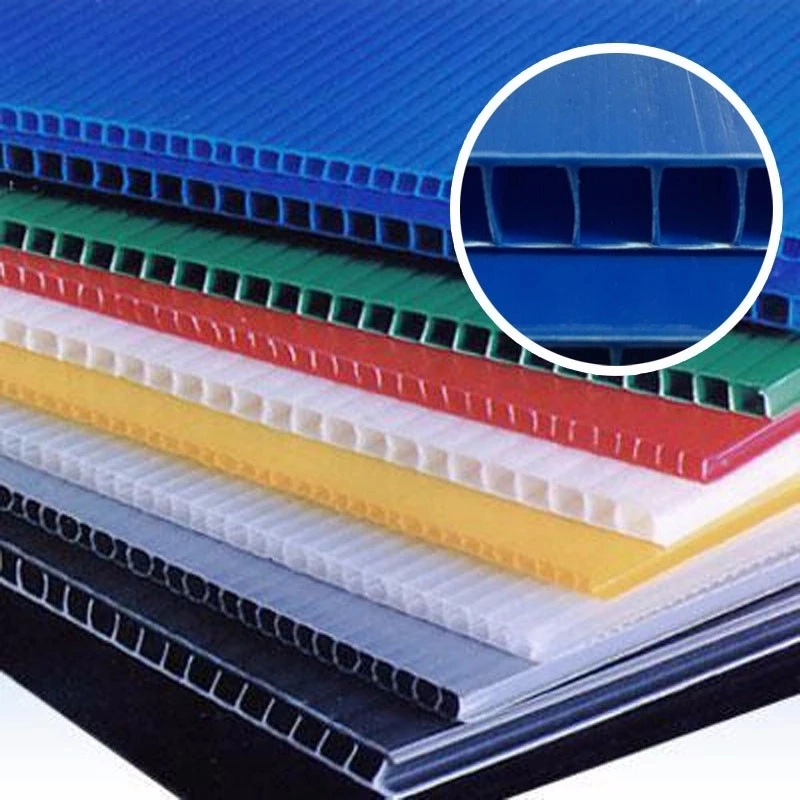 China Corrugated / Fluted / Hollow / Double Wall / Coroplast / Corflute PP / Plastic Sheet