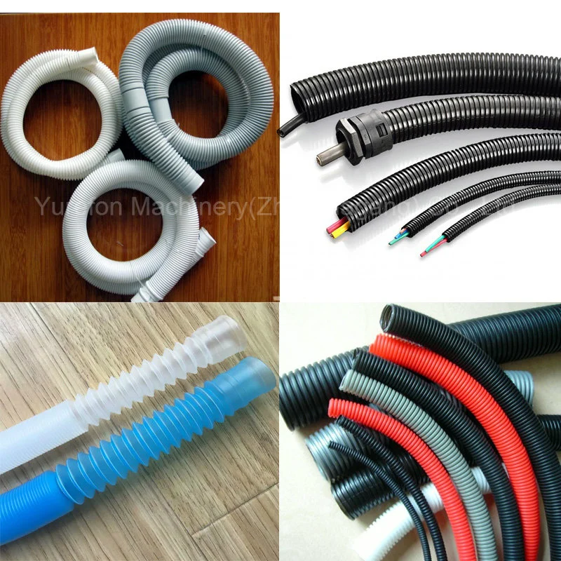 Single Double Wall Corrugated Drainage Pipe Extruder, PE PVC Plastic Pipe Making Machine