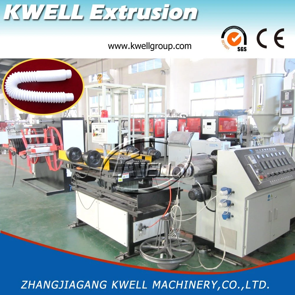 Flexible Corrugated Plastic Pipe Extrusion Equipment Machine Manufacturer Supplier