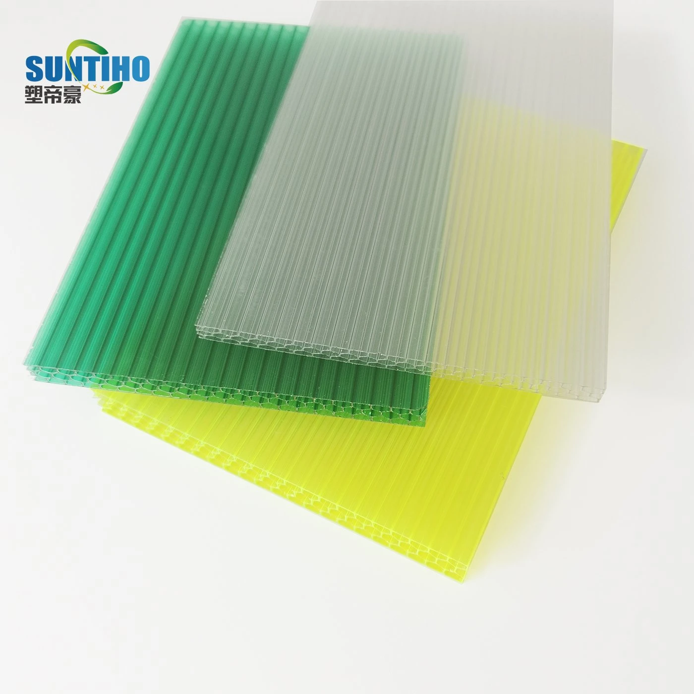China Recycled Hollow Polycarbonate Corrugated Plastic Roof Sheet