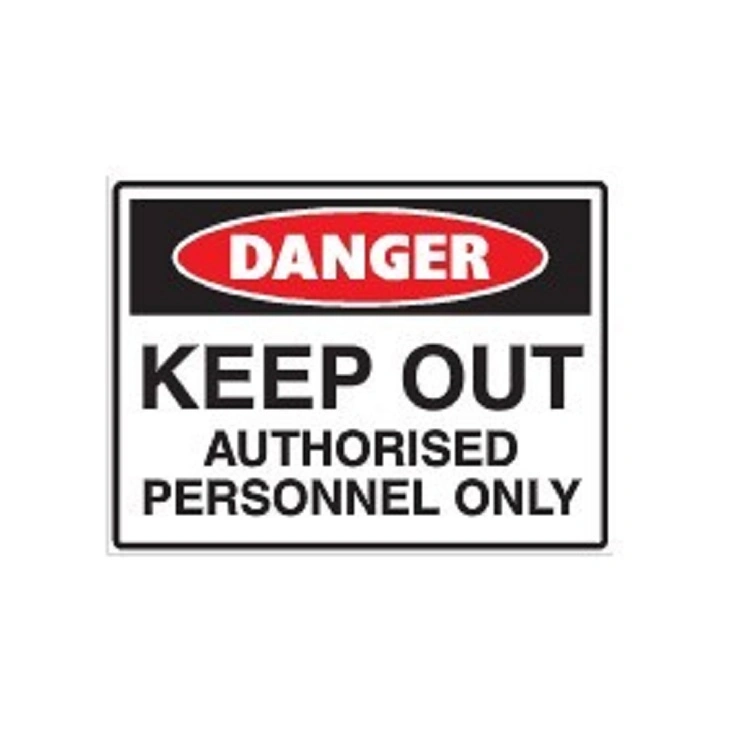 Factory Direct Safety Warning Forms and Symbols Plastic Workspace Facility Signs