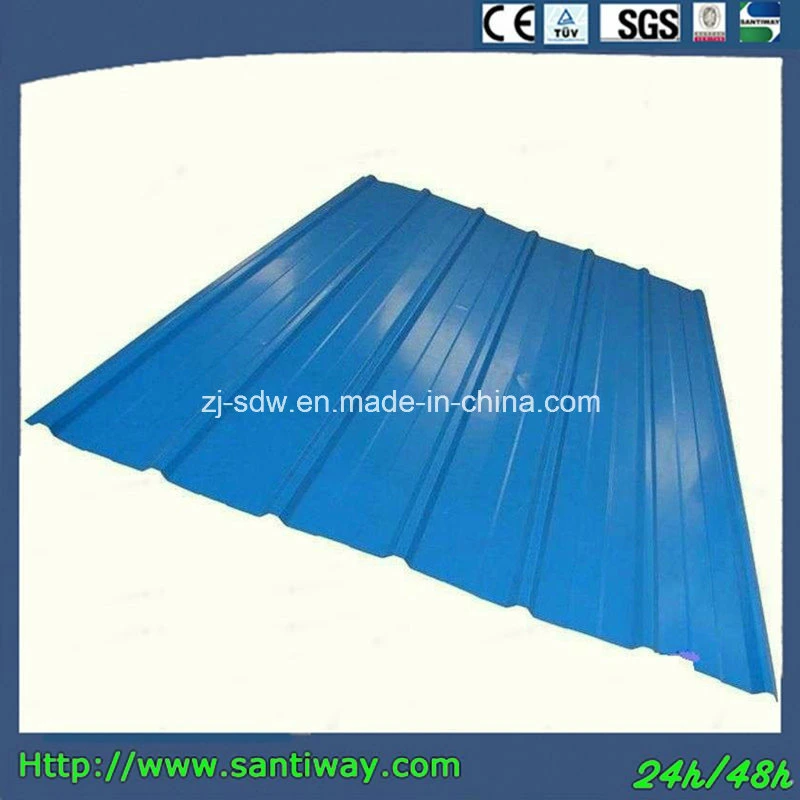 Color corrugated plastic roofing sheet