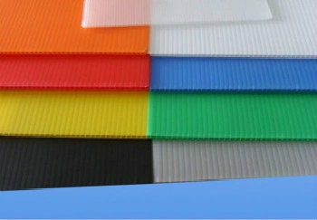 2mm 3mm 4mm 5mm 6mm 4X8 Black and White PP Polypropylene Corflute Correx Coroplast Corrugated Plastic Floor Protector