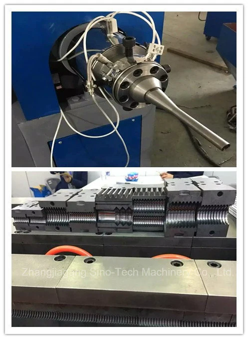 Plastic Flexible Corrugated Pipe Line for PVC HDPE EVA PP Pipe