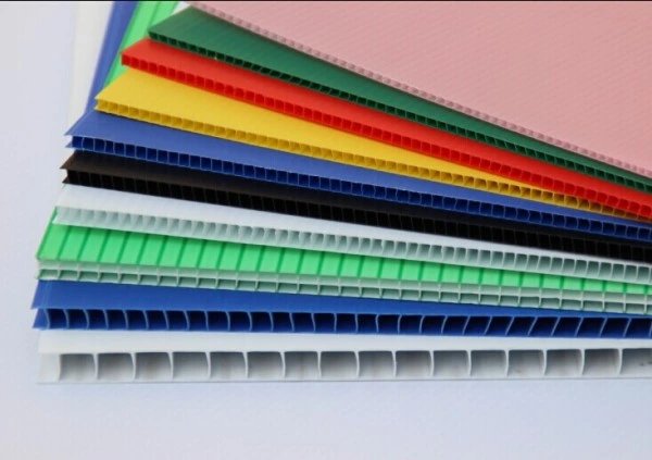 Coreflute sign 4X8 Coroplast plastic corrugated sheet at cheap price
