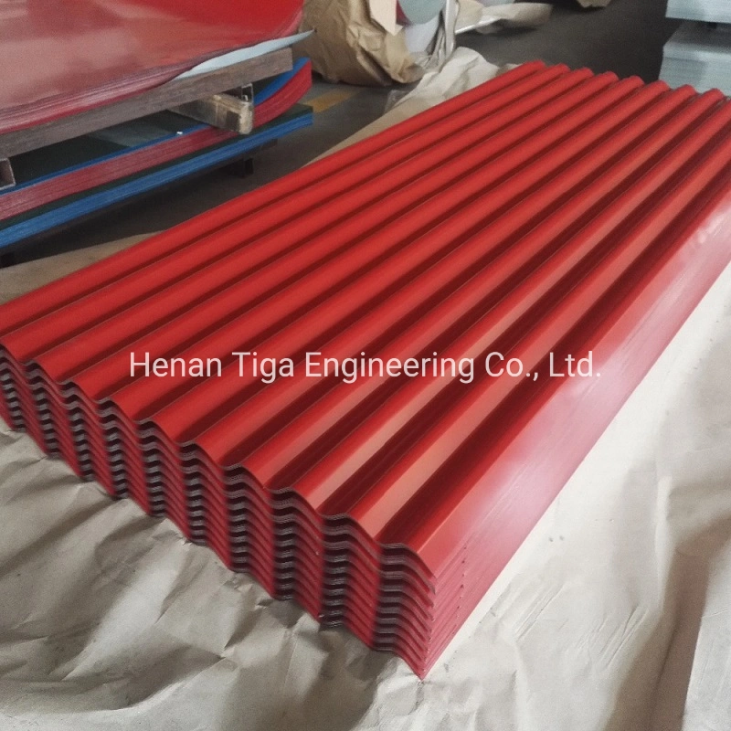 Ral Color Coated PPGI Corrugated Metal Roof Sheet