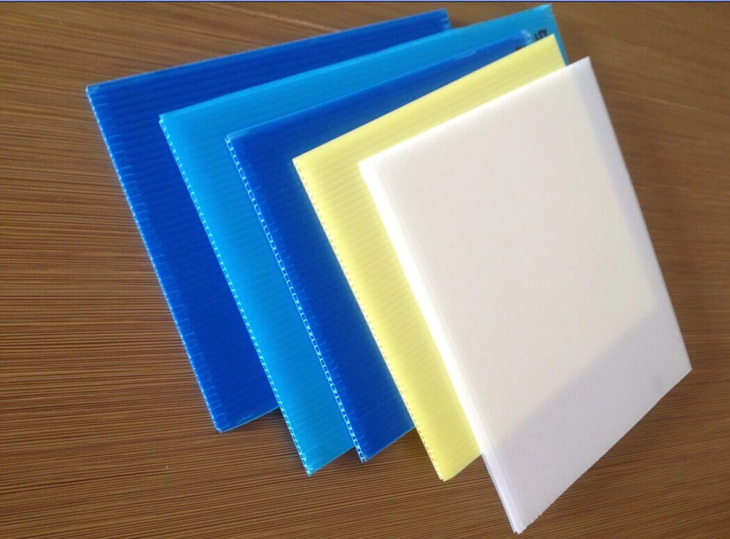 PP Corrugated Coroplast Plastic Sheet Polypropylene Corrugated Board