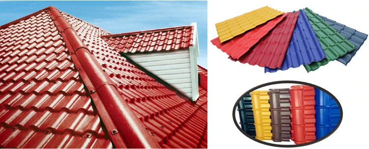 ASA Coated UPVC Roofing Corrugated Plastic Insulated PVC Lightweight Plastic Roof Tile