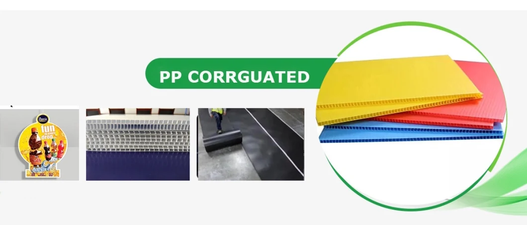 Corrugated Coroplast PP PC Plastic Fluted Polypropylene Hollow Board Sheet for Floor Covering