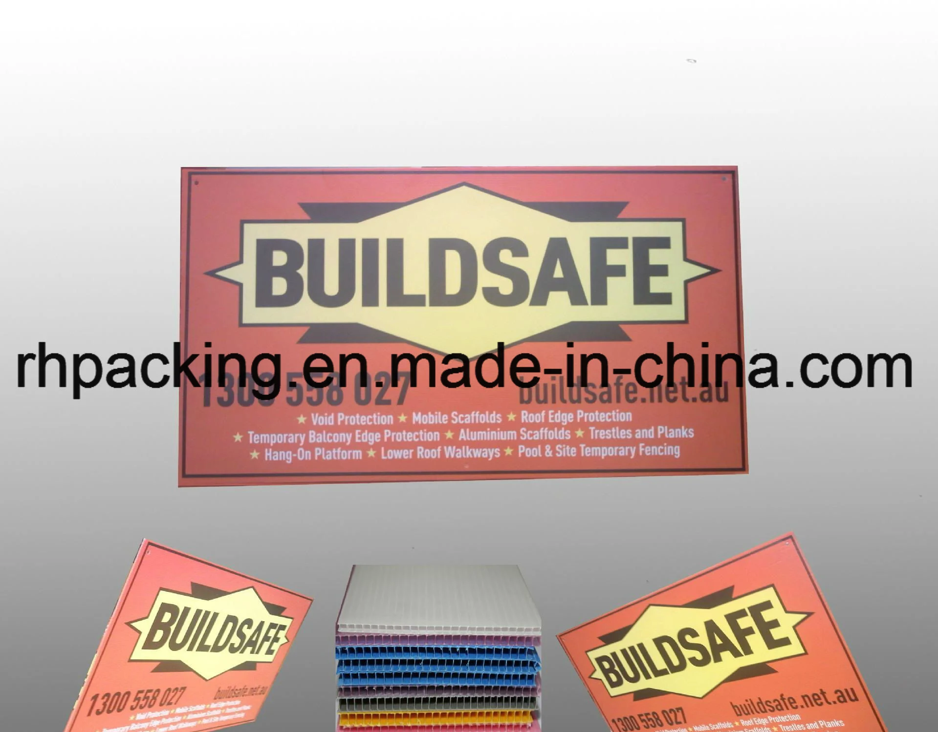 PP Corrugated Board/Smiple Printing UV Stabilized Plastic/Corona Treated PP Corrugated Plastic/Correx/Coroplast/Correx