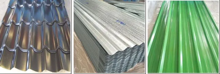 Black Corrugated Metal Roofing Sheet Coated Metal