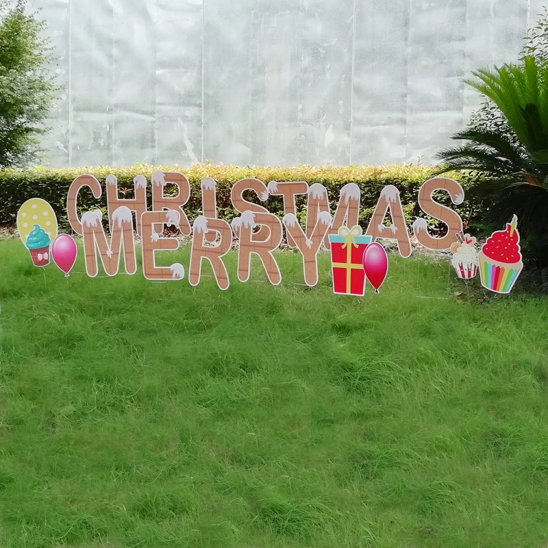 Happy Birthday Corrugated Coroplast Letter Yard Signs