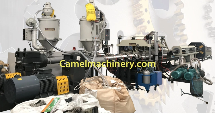 Automatic Double Wall Corrugated Plastic Pipe Extrusion Production Line