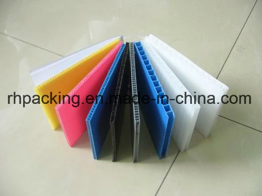 Natural Corflute PP Corrugated Plastic Sheet for Japanese Market 1820*910mm/Opaque White 1220*2440mm 4mm Correx Coroplast Corflute Sheets