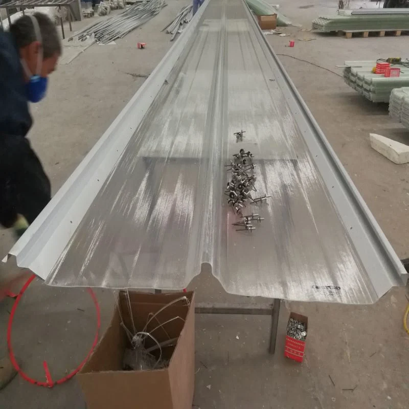 Translucent corrugated fiberglass fiberglass fiberglass composite plastic fiberglass skylight panel/roof