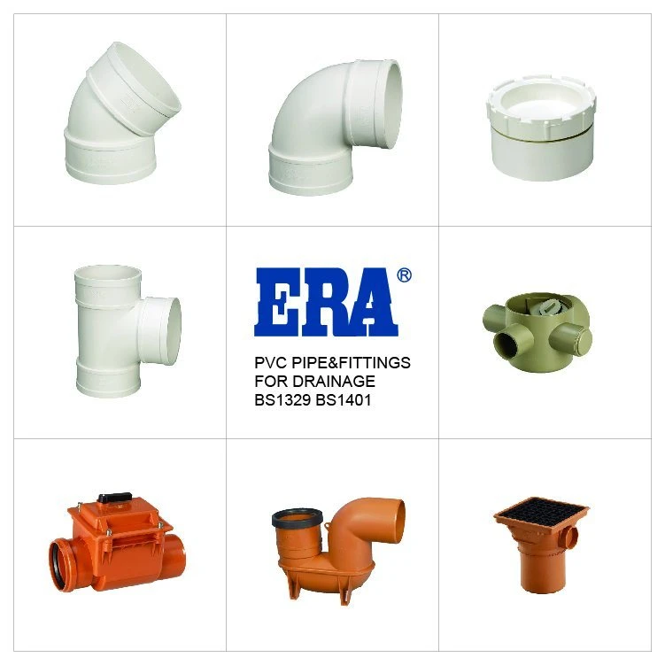 Chinaera UPVC/PVC/Plastic/Drain Fittings Dwv Drain Elbow