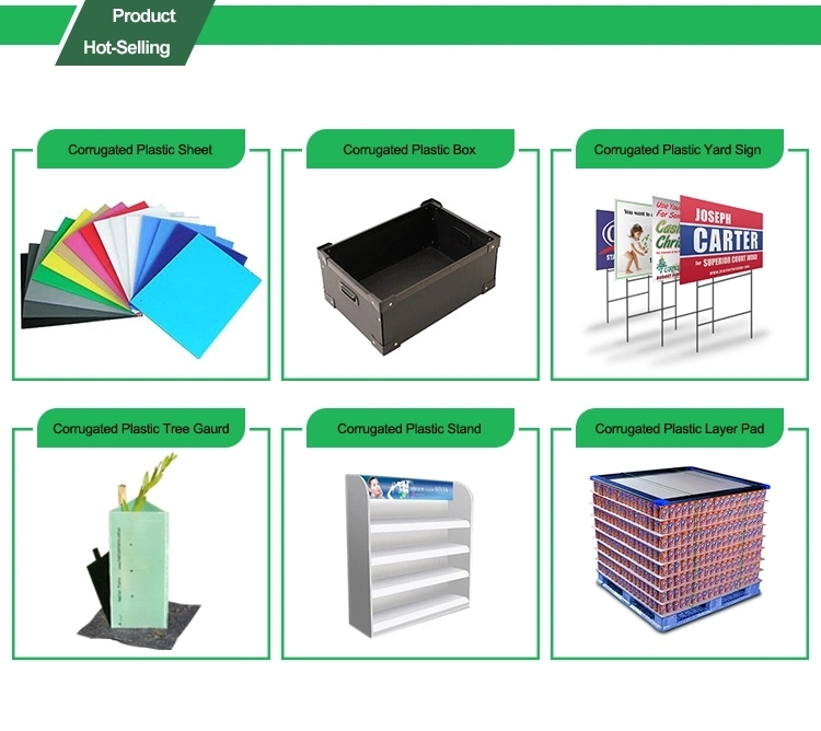 2mm 3mm 4mm 5mm 6mm 4X8 Black and White PP Polypropylene Corflute Correx Coroplast Corrugated Plastic Floor Protection Sheets