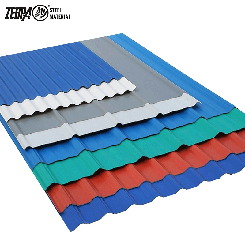 PPGI Coils Corrugated Metal Roof Sheet Galvalume/Galvanized Corrugated Steel Roof Sheet