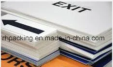Environmentally friendly polypropylene PP double wall corrugated plastic sheet / Correx Coroplast Corflute sheet with printing