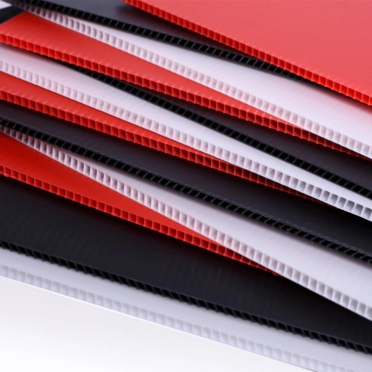 Factory Direct Polypropylene Correx Hollow Corrugated Plastic Display PP Sheet