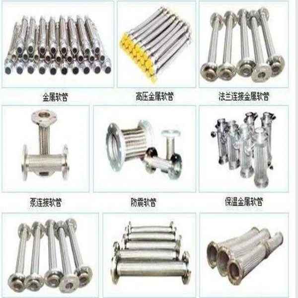 High quality flexible corrugated metal hose with male and female connectors