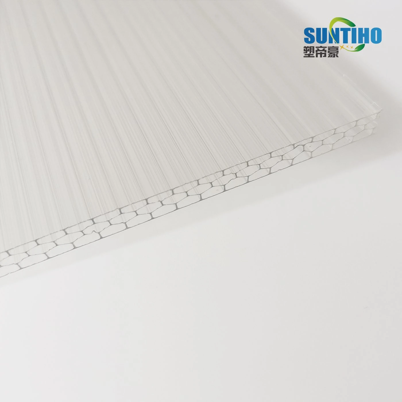 China Double Wall Clear Bayer Polycarbonate Sheet Clamp Price Shade Roof Or Awning