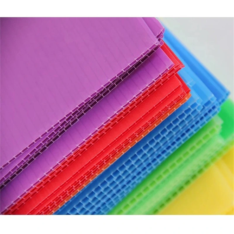 4mm 6mm Corrugated Plastic Sheet Coroplast Sheet Polypropylene Sheet