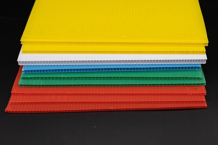 Corrugated Coroplast PP Plastic Fluted Polypropylene Hollow Board Sheet for Floor Covering
