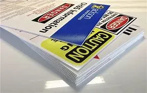 PP plate logo corrugated plastic protective plate Coroplast groove logo