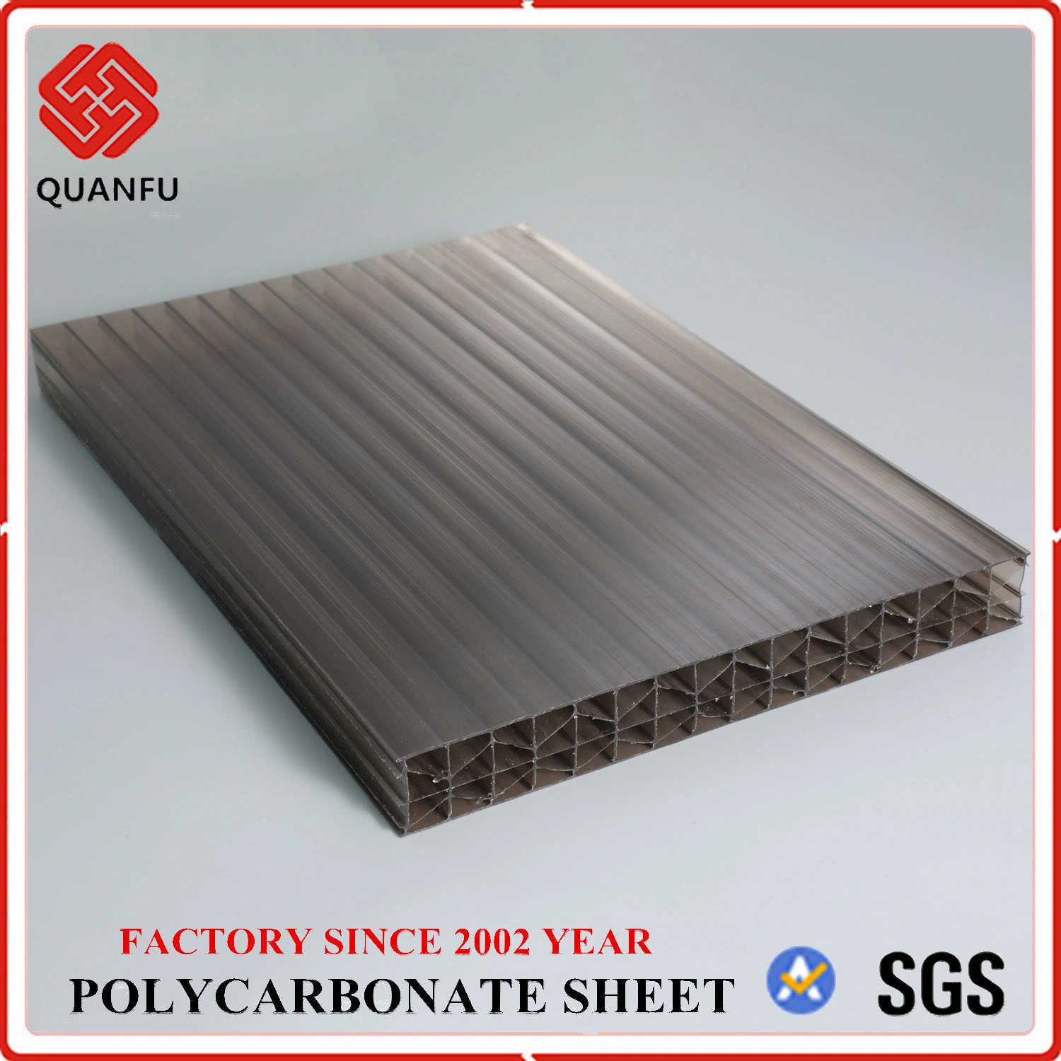 8mm hollow polycarbonate sheet for greenhouse polycarbonate sheet