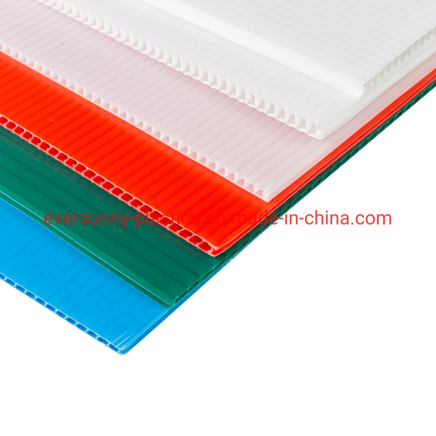 Color 4X8FT PP Corrugated Coroplast Plastic Sheet