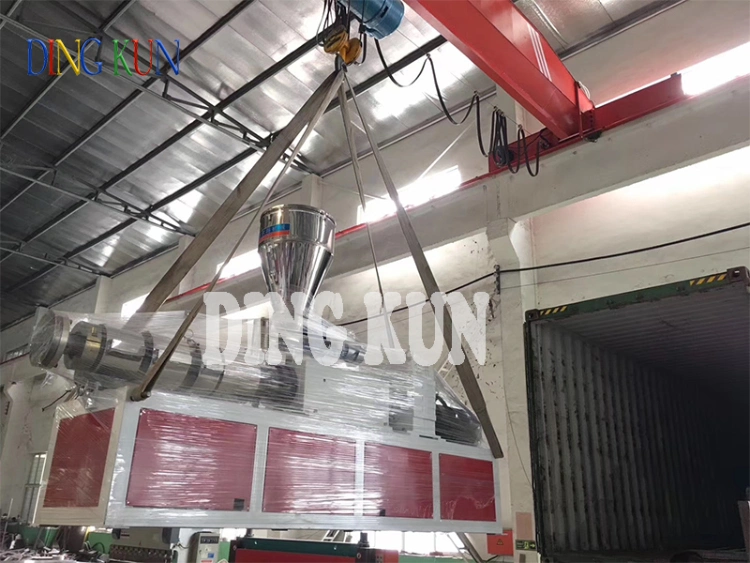 High Speed Plastic Corrugated Pipe Making Machine / PE PP PVC Single Wall Corrugated Pipe Machine