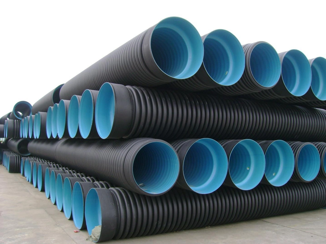Plastic 600mm Culvert Pipe HDPE Double Wall Corrugated Pipe