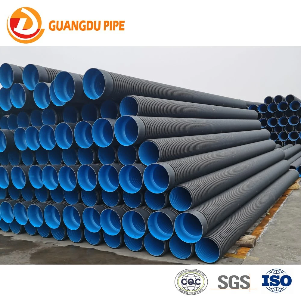 800mm culvert pipe HDPE double wall corrugated pipe