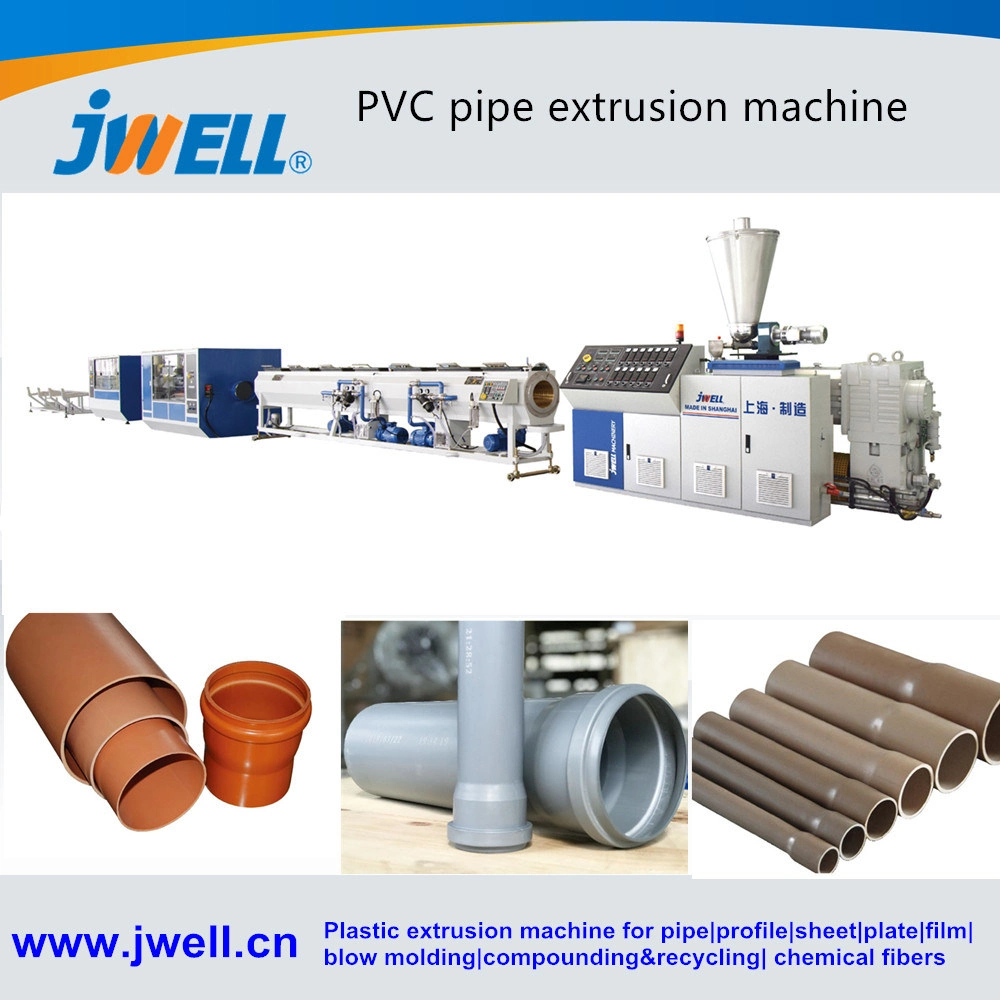 Jwell Plastic PVC Electric Pipe/ Water Supply Pipe/ Water Drainage Pipe/ Conduit Pipe Plastic Machine