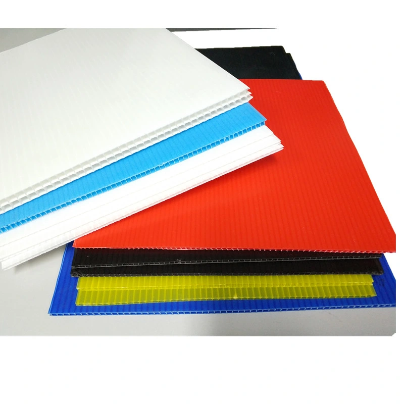 3mm 500GSM 4mm 700g 750g PP Corrugated Plastic Sheet