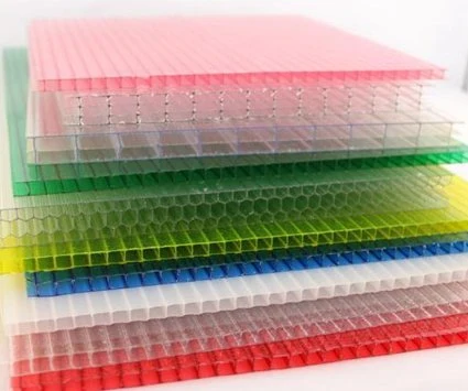 PP Hollow Sheet Polypropylene PP Plastic Twin Wall Hollow Fluted Corrugated Cardboard Sheets