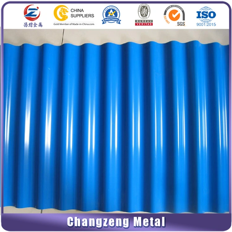 Corrugated color coated steel roof panel price