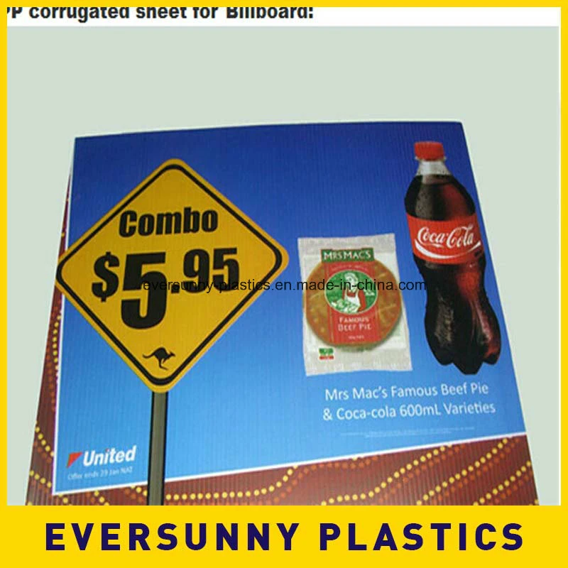 4X8 Coroplast Corrugated Plastic Sheet for Advertising Signs