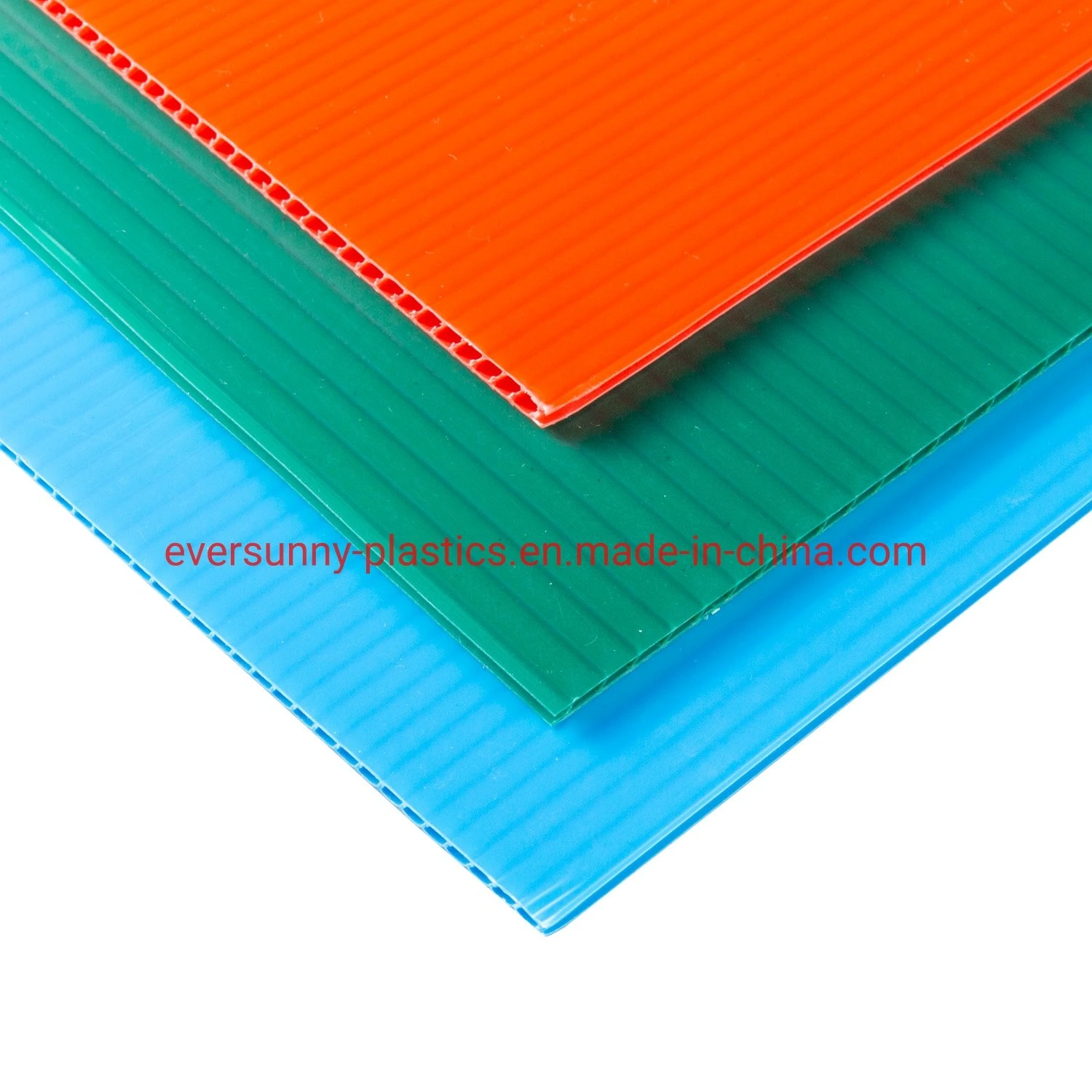 White, black, yellow Coroplast corrugated plastic sheet PP hollow sheet
