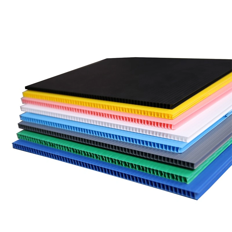 Factory Direct Polypropylene Correx Hollow Corrugated Plastic Display PP Sheet