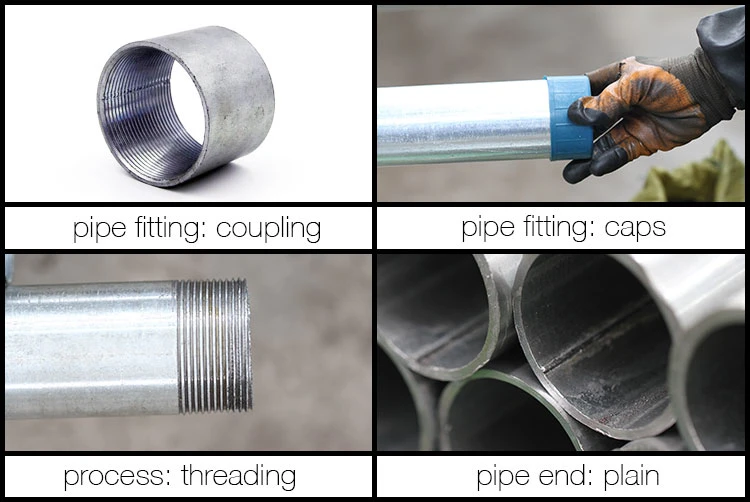 Large Diameter Corrugated Steel Pipe Galvanized Round Pipe