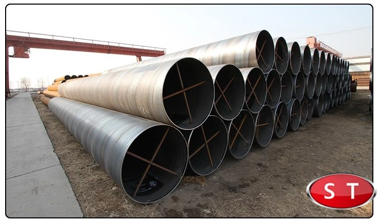 China Supplier Customized Large Diameter Welded Spiral Corrugated Steel Pipe