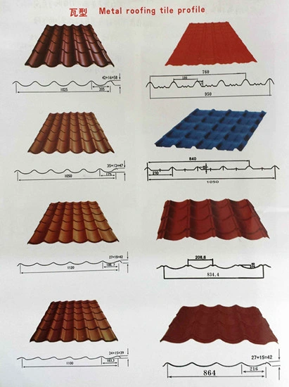 Stone-Coated Metal Roof Tile/PPGI Decking Profile/Corrugated Roofing Sheets