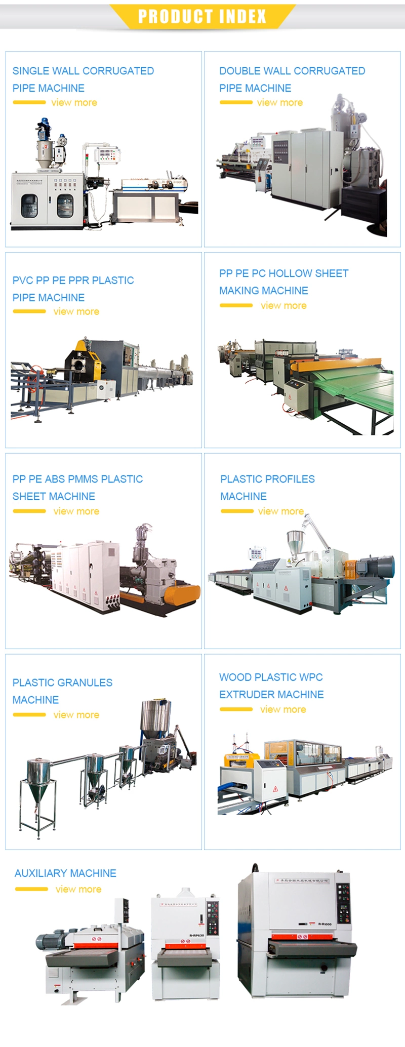 32mm-300mm HDPE Double Wall Corrugated Pipe Extruder/ Plastic Dwc Pipe Machine Extruder