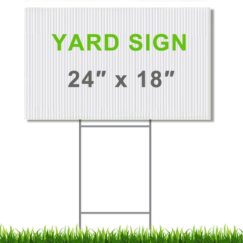 Corrugated/Coroplast/Corflute PP Sheet for Signs/Advertising/Warning