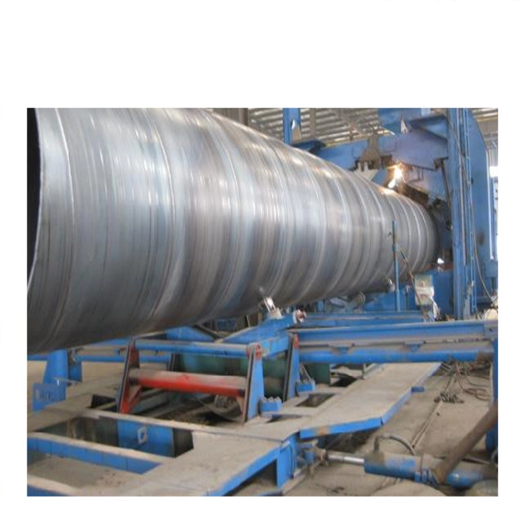 Large diameter corrugated SSAW carbon spiral welded steel pipe
