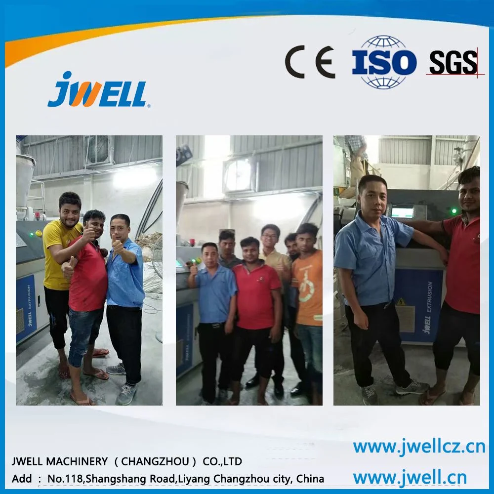 Jwell High Output Fully Automatic HDPE Pipe Corrugated Pipe Plastic Machine